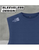 Top Sleeveless Shirt Men Dryfit/ Baju sukan lelaki tanpa lengan #S021