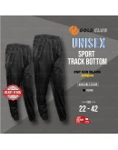 GOLD CLUB SELUAR SUKAN PANJANG / SPORT TRACK BOTTOM LONG PANT "BLACK"