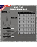 GOLD CLUB SELUAR SUKAN PANJANG / SPORT TRACK BOTTOM LONG PANT "BLACK"