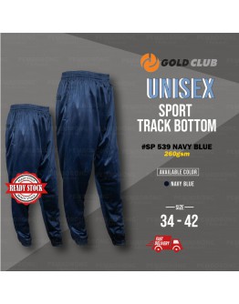 GOLD CLUB SELUAR SUKAN PANJANG / SPORT TRACK BOTTOM LONG PANT "NAVY BLUE" 539