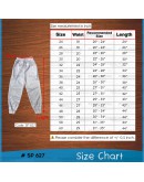 Seluar Tracksuit Putih Unisex/ White Track Bottom/ Seluar Sukan #SP 627