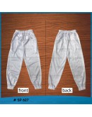 Seluar Tracksuit Putih Unisex/ White Track Bottom/ Seluar Sukan #SP 627