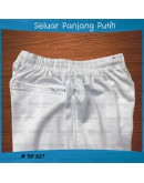 Seluar Tracksuit Putih Unisex/ White Track Bottom/ Seluar Sukan #SP 627