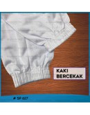 Seluar Tracksuit Putih Unisex/ White Track Bottom/ Seluar Sukan #SP 627