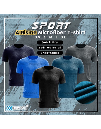 Xervo Super Lightweight Quick Dry Sport T-Shirt Unisex DRYtec Mivrofiber