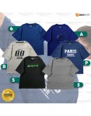 GOLD CLUB T-Shirts Cotton Oversized Short Sleeve/ Korea Style T-shirt/ Baju Oversized