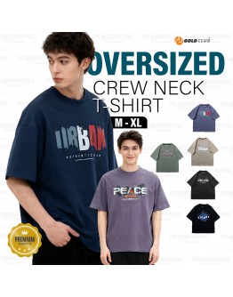 GOLD CLUB T-Shirts Cotton Oversized Short Sleeve/ Korea Style Plain T-shirt/ Baju Oversized