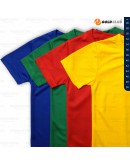 GOLD CLUB Short Sleeve Plain Microfiber T-shirt Rumah Sukan/ Baju Sukan Warna Sekolah Lengan Pendek/ Quick Dry