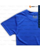 GOLD CLUB Short Sleeve Plain Microfiber T-shirt Rumah Sukan/ Baju Sukan Warna Sekolah Lengan Pendek/ Quick Dry