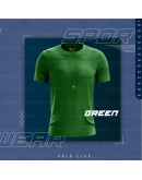 GOLD CLUB Short Sleeve Plain Microfiber T-shirt Rumah Sukan/ Baju Sukan Warna Sekolah Lengan Pendek/ Quick Dry