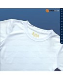 GOLD CLUB Long Sleeve Plain Microfiber T-shirt BLACK & WHITE