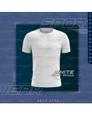 GOLD CLUB Long Sleeve Plain Microfiber T-shirt BLACK & WHITE