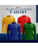 GOLD CLUB Long Sleeve Plain Microfiber T-shirt Rumah Sukan Quick Dry