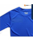 GOLD CLUB Long Sleeve Plain Microfiber T-shirt Rumah Sukan Quick Dry