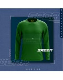 GOLD CLUB Long Sleeve Plain Microfiber T-shirt Rumah Sukan Quick Dry