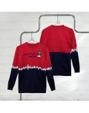 Men's Sweater Knit Round Neck Long Sleeve/ Baju Lengan Panjang