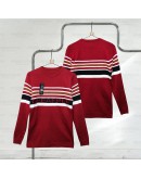 Men's Sweater Knit Round Neck Long Sleeve/ Baju Lengan Panjang