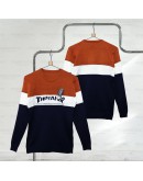 Men's Sweater Knit Round Neck Long Sleeve/ Baju Lengan Panjang
