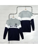 Men's Sweater Knit Round Neck Long Sleeve/ Baju Lengan Panjang