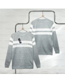 Men's Sweater Knit Round Neck Long Sleeve/ Baju Lengan Panjang