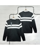 Men's Sweater Knit Round Neck Long Sleeve/ Baju Lengan Panjang