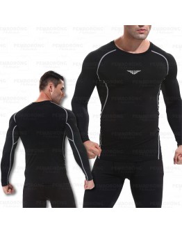 Men Compression Sport Top Fitness / Long Sleeve & Short Sleeve / Quick Dry Tights / Elasticity Bodybuilding