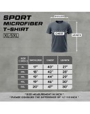 Sport Microfiber Men T-Shirt Short Sleeve / Baju Sukan Lelaki Berlengan Pendek #8890