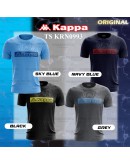 Kappa Microfiber Short Sleeve Jersey/ Unisex Quick Dry Microfiber T-shirt/ Jersi Lengan Pendek #P1