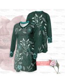 GOLD CLUB Jersey Muslimah Plus Size/ Baju Jersi Muslimah Corak Bunga/ T-shirt Muslimah M-7XL/ Full Printing Jersey Part 1