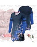 GOLD CLUB Jersey Muslimah Plus Size/ Baju Jersi Muslimah Corak Bunga/ T-shirt Muslimah M-7XL/ Full Printing Jersey Part 1