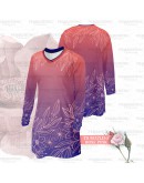 GOLD CLUB Jersey Muslimah Plus Size/ Baju Jersi Muslimah Corak Bunga/ T-shirt Muslimah M-7XL/ Full Printing Jersey Part 2