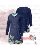 GOLD CLUB Jersey Muslimah Plus Size/ Baju Jersi Muslimah Corak Bunga/ T-shirt Muslimah M-7XL/ Full Printing Jersey Part 2