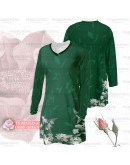 GOLD CLUB Jersey Muslimah Plus Size/ Baju Jersi Muslimah Corak Bunga/ T-shirt Muslimah M-7XL/ Full Printing Jersey Part 2