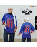 GOLD CLUB Oversize Jersey Muslimah Negeri Malaysia/ Jersi Muslimah Sukan Limited Edition