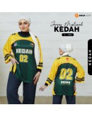 GOLD CLUB Oversize Jersey Muslimah Negeri Malaysia/ Jersi Muslimah Sukan Limited Edition