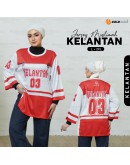 GOLD CLUB Oversize Jersey Muslimah Negeri Malaysia/ Jersi Muslimah Sukan Limited Edition