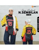 GOLD CLUB Oversize Jersey Muslimah Negeri Malaysia/ Jersi Muslimah Sukan Limited Edition