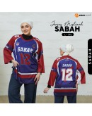 GOLD CLUB Oversize Jersey Muslimah Negeri Malaysia/ Jersi Muslimah Sukan Limited Edition