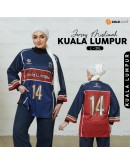 GOLD CLUB Oversize Jersey Muslimah Negeri Malaysia/ Jersi Muslimah Sukan Limited Edition