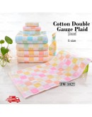 Face Towel/Bath Towel/Baby Cotton Double Gauze Plaid Towel/ Tuala Cotton