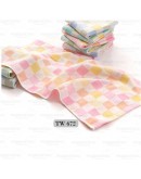 Face Towel/Bath Towel/Baby Cotton Double Gauze Plaid Towel/ Tuala Cotton