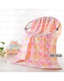 Face Towel/Bath Towel/Baby Cotton Double Gauze Plaid Towel/ Tuala Cotton