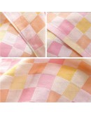 Face Towel/Bath Towel/Baby Cotton Double Gauze Plaid Towel/ Tuala Cotton