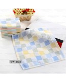 Face Towel/Bath Towel/Baby Cotton Double Gauze Plaid Towel/ Tuala Cotton