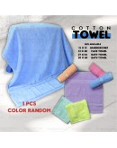 Cotton Towel/ Tuala Mandi/ Face Towel/ Bath Towel/ Handkerchief #TW 3012/3013/3015/3016