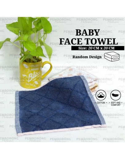 Handkerchief Baby Face towel 20*20/ Sapu Tangan/ Cotton Towel/ Tuala Muka #TW QH2020