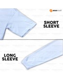 GOLD CLUB T-shirt Cotton Lengan Pendek Putih/ White Round Neck T-shirt/ Plain T-shirt