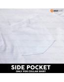 GOLD CLUB T-shirt Cotton Lengan Pendek & Panjang Putih/  Collar Cotton T-shirt/ Plain T-shirt