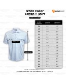 GOLD CLUB T-shirt Cotton Lengan Pendek & Panjang Putih/  Collar Cotton T-shirt/ Plain T-shirt