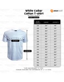 GOLD CLUB T-shirt Cotton Lengan Pendek Putih/ White Round Neck T-shirt/ Plain T-shirt